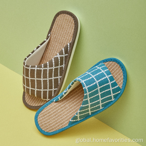 China Summer Linen Sandals Slippers Factory